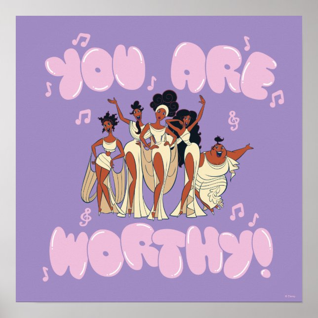 The Muses - You Are Worthy Poster (Vorne)