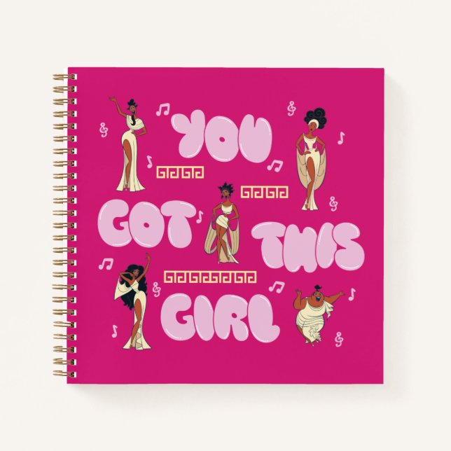 The Muses - You Got This Girl Notebook Notizbuch (Vorderseite)