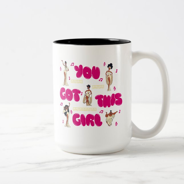 The Muses - You Got This Girl Two-Tone Coffee Mug Zweifarbige Tasse (Rechts)
