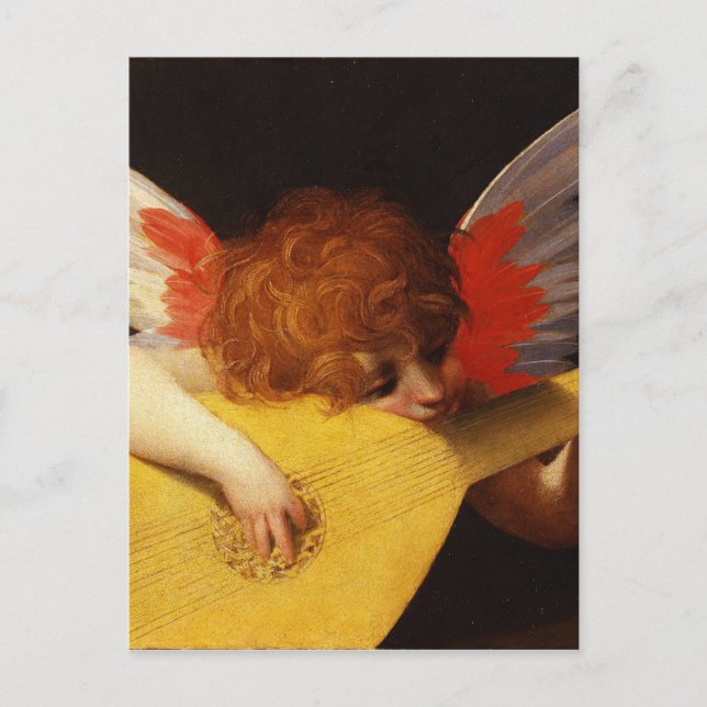 The Musical Angel Feiertagspostkarte (Vorderseite)