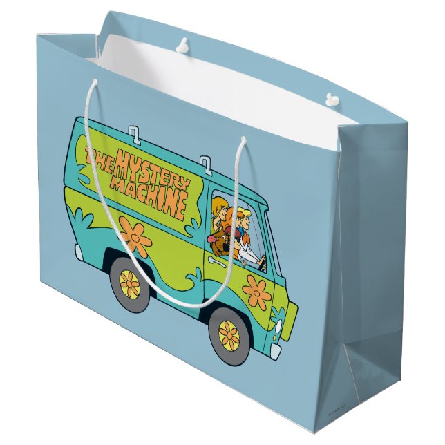The Mystery Machine Right Side Große Geschenktüte (Rückseite Schrägansicht)