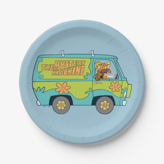 The Mystery Machine Right Side Pappteller (Vorderseite)