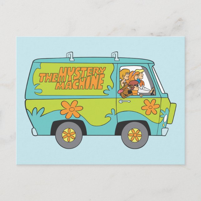 The Mystery Machine Right Side Postkarte (Vorderseite)