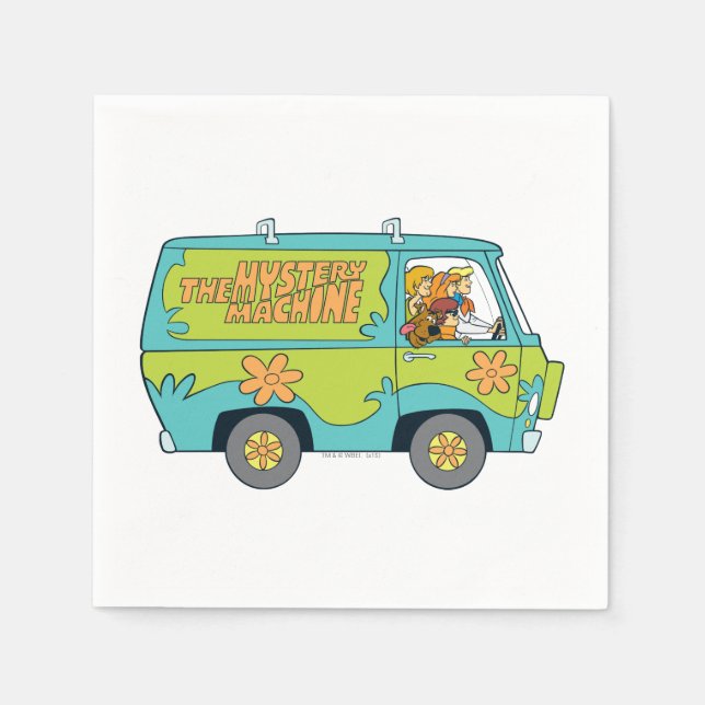 The Mystery Machine Right Side Serviette (Vorderseite)