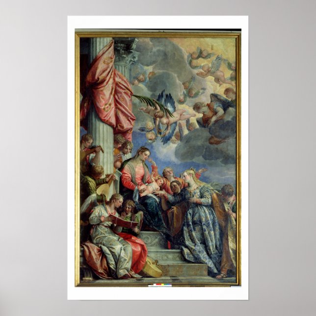 The Mystic Marriage of St. Catherine Poster (Vorne)