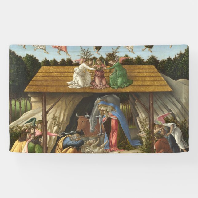 The Mystical Nativity By Sandro Botticelli Banner (Horizontal)