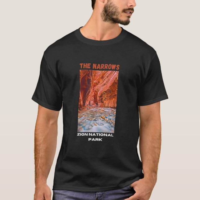 The Narrows Zion Nationalpark Wanderung Utah T-Shirt (Vorderseite)