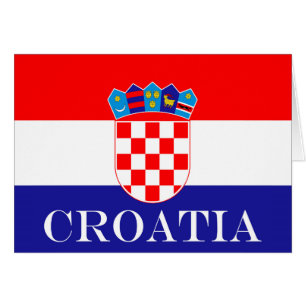 The National flag of Croatia Zastava Hrvatske