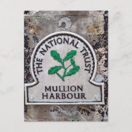 The National Trust - Mullion Harbour in Cornwall Postkarte