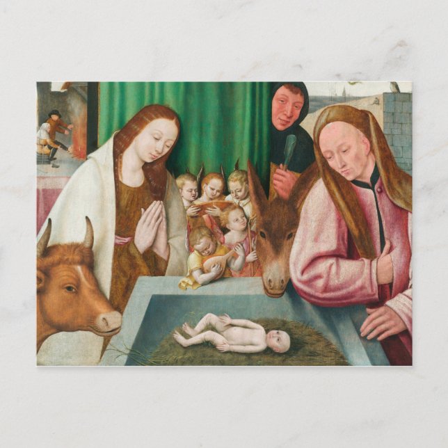 The Nativity Feiertagspostkarte (Vorderseite)