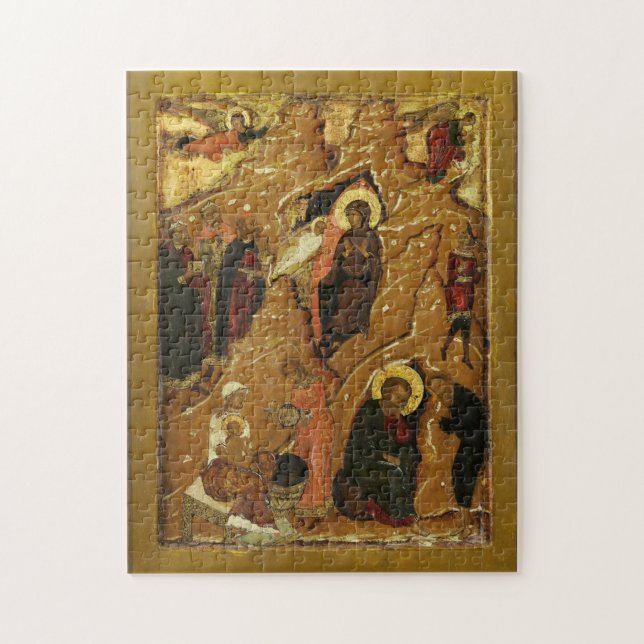 The Nativity of Christ from a Festival Tier Icon Puzzle (Vertikal)