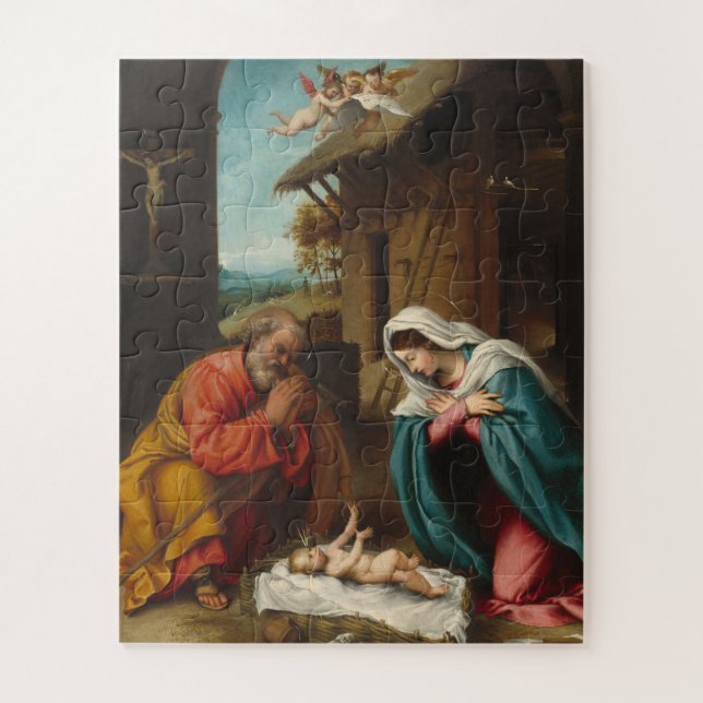 The Nativity Scene Puzzle by Blue Beach Song™ (Vertikal)