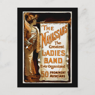 "The Navassars" Altes Varieté Postkarte