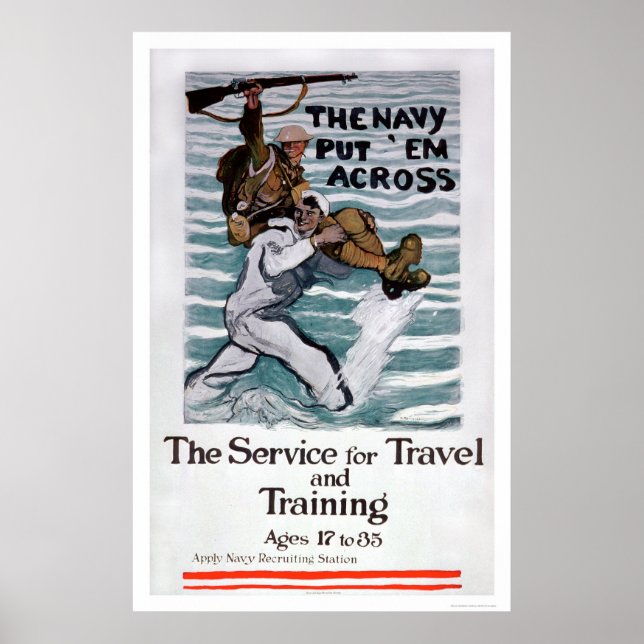 The Navy Put 'Em Across (US02295) Poster (Vorne)
