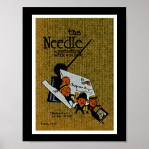 The Needle periodische Illustration Poster