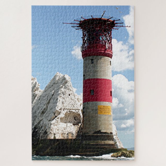 The Needles Lighthouse, England Puzzle (Vertikal)