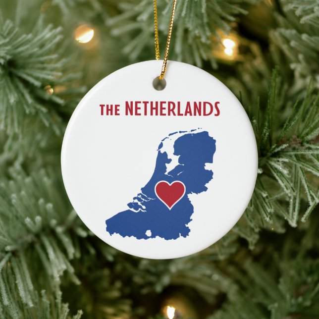 The Netherlands  Keramik Ornament (Baum)