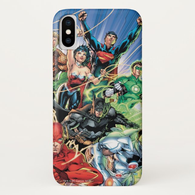 The New 52 - Justice League #1 Case-Mate iPhone Hülle (Rückseite)