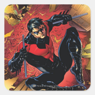 The New 52 - Nightwing #1 Quadratischer Aufkleber