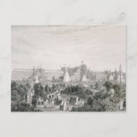 The New Crystal Palace in Sydenham, graviert von L