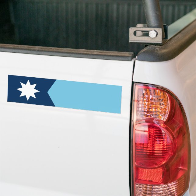 The new Flag of Minnesota State Autoaufkleber (Auf Lkw)