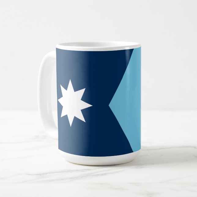The new Flag of Minnesota State Kaffeetasse (Vorderseite Links)