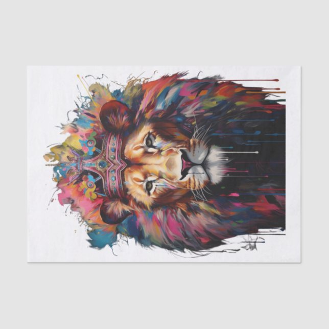 The New King of the Dschungel2.0 Tissue Paper Seidenpapier (Vorderseite)