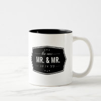 The New Mr. and Mr. Gay Wedding Newlyweds Foto