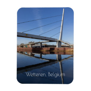 The New Passerelle, Wetteren, Belgien Magnet
