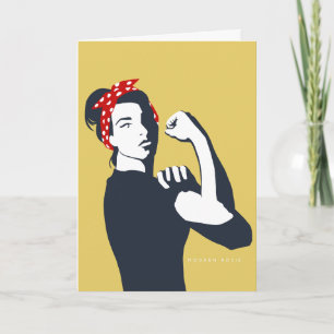 The New Rosie (the Riveter) Note Card Karte