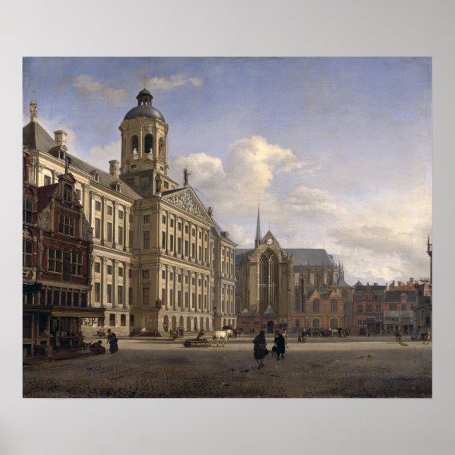 The New Town Hall, Amsterdam, 1668 Poster (Vorne)