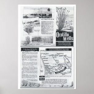 The New Town of Ocotillo Wells - Broschüre der 60e Poster