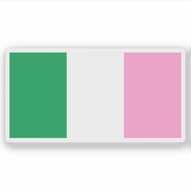 The Newfoundland Tricolour flag, Canada Aufkleber (Vorderseite)