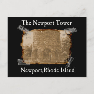 the newport tower postkarte