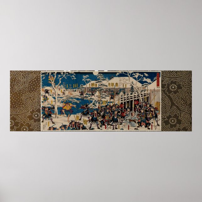 The Night Attack in Chûshingura 47 RONIN Poster (Vorne)