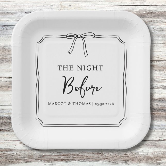 "The Night Before" Probe Dinner Willkommen Party Pappteller (Von Creator hochgeladen)