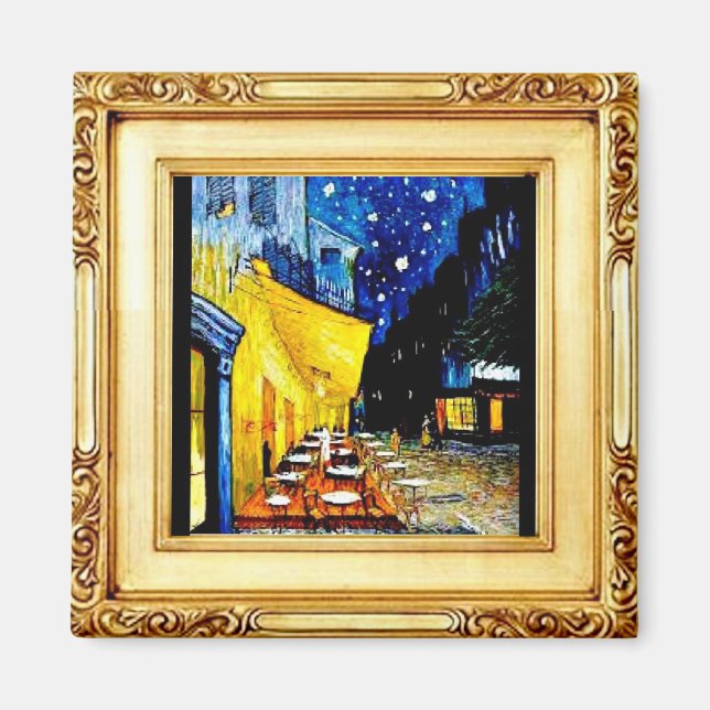 The Night Café, Van Gogh, Art, Magnet (Vorne)