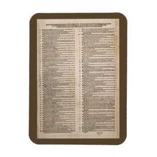 The Ninety-five Theses (Martin Luther) Magnet