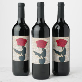 The Noble Rose: Japanese Art with Mythic Touch Weinetikett