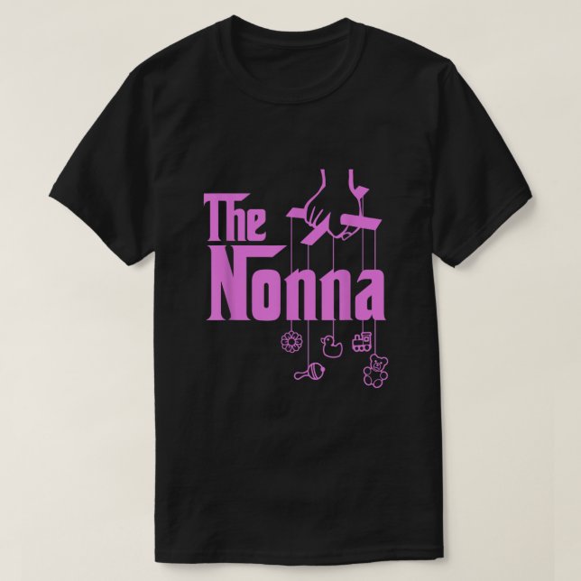 The Nonna Italy Großmutter Baby Hang Toys T-Shirt (Design vorne)