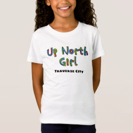 The North Girl Colorful Letters T - Shirt