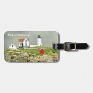 The Nubble Lighthouse as a Luggage / Gepäckanhänger