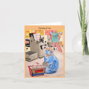 "The Nurse" Blank Greeting Card Karte