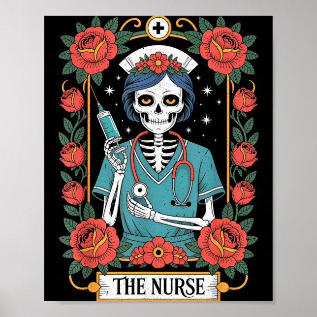 The Nurse Tarot Card  Poster (Vorne)