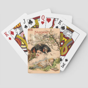 The Nursery Alice 1890 Vintage Wunderland Cover Spielkarten