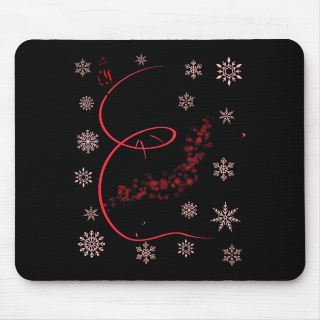 The Nutcracker Ballet And Clara Christmas Holiday  Mousepad (Vorne)