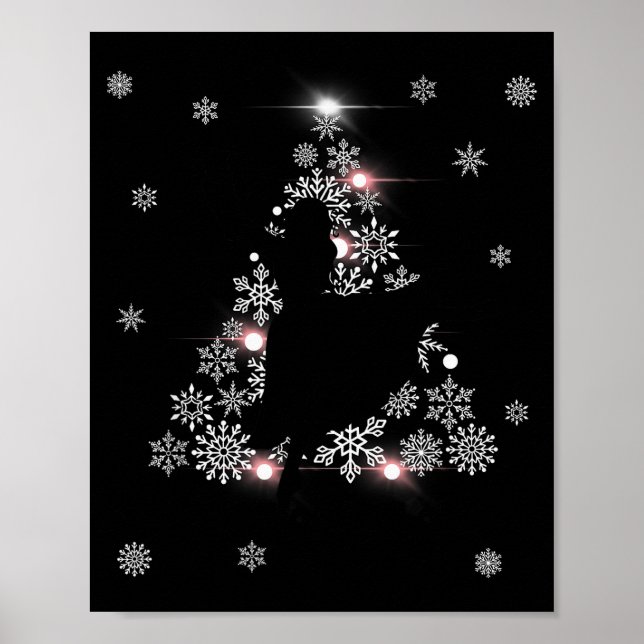 The Nutcracker Ballet Clara Tree Christmas Holiday Poster (Vorne)