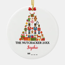 The Nutcracker Custom Ballet Role Christmas Keramik Ornament