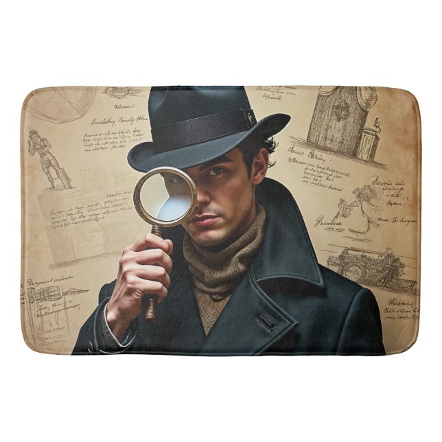 The Observant Detective Badematte (Vorderseite)