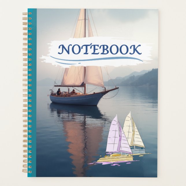 The "Ocean Whisper" Digital Notebook Planer (Vorderseite)